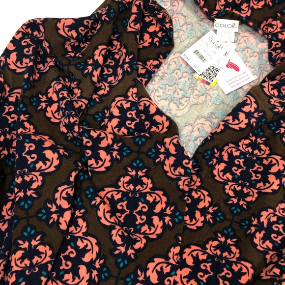 NWT All for Color Rue de Mocha cardigan scarf Sm - Picture 2 of 5